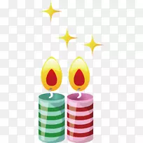 生日蛋糕剪贴画-蜡烛材质图片