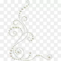 珍珠剪贴画-花纹
