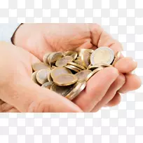 银币货币现金一泰铢硬币手中银元高清晰度扣减材料