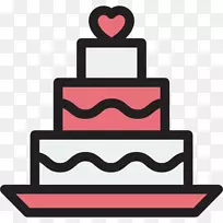 生日蛋糕纸杯蛋糕剪贴画-高蛋糕