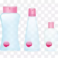 洗剂塑料瓶液体喷漆水和牛奶套装