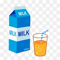牛奶盒图-一盒美味的牛奶
