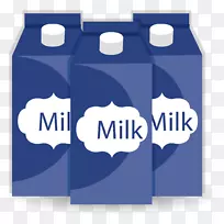 牛奶手绘美味牛奶