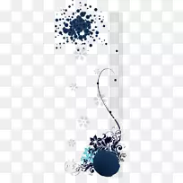 圆图形设计.蓝点，圆圈，小圆点