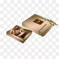 纸盒包装和标签巧克力.情人节巧克力