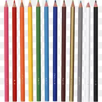 彩色铅笔剪贴画彩色笔