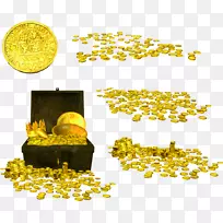 金币档案夹艺术.黄色气氛硬币装饰图案