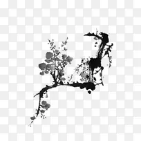 水墨画阿米谢拉-墨子