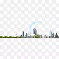 建筑电缆城市建筑背景