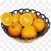 橙色S.A.水果橙篮