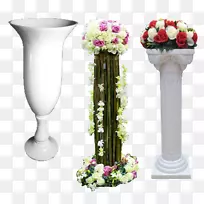 婚礼仪式-用鲜花举行的婚礼