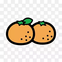 喜马威乌祖马木卡通橙色剪贴画-橙色橙子