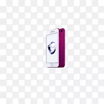 手机配件紫色电子产品.两部红色手机
