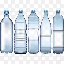 塑料瓶回收纸矿泉水包装和标签.矿泉水包装设计