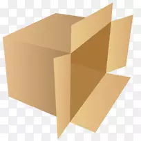 纸盒包装贴标盒模型托盘