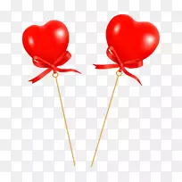 Adobe插画家情人节玩具气球-气球红色装饰