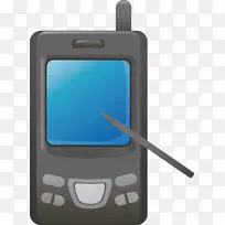 特征电话pda手机配件多媒体电话png材料