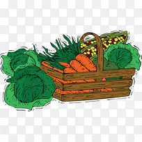 胡萝卜卷心菜蔬菜绘图.卡通蔬菜材料