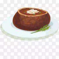 圣诞节布丁食物肉米-食物巧克力蛋糕