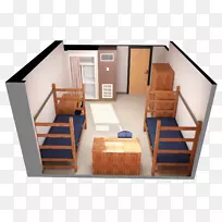 大学生宿舍-房地产室内模型