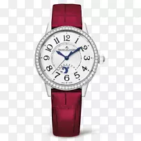 雷格尔-里弗索钟表制造商珠宝.雅格红钻石手表女式