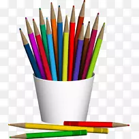 彩色铅笔-铅笔和钢笔
