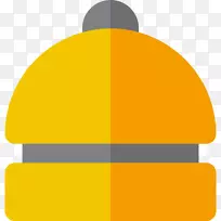 可伸缩图形图标-一个小小的黄色帽子