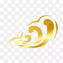 商标字体-金色水
