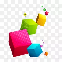 几何-设计精美的数字技术审美透视几何盒