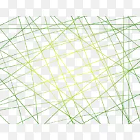 结构对称角图案-绿线