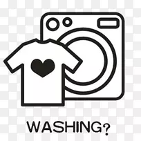 洗衣机标志图标-水标