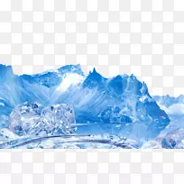 冰立方制冰机蓝色冰夏冰