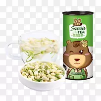 绿茶咖啡素食菜肴花茶茉莉花茶