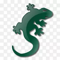 爬行动物变色龙壁虎剪贴画