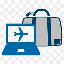 飞机机场安检行李机场登机夹艺术飞机行李夹