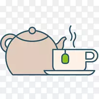 茶画动画剪辑艺术-热茶