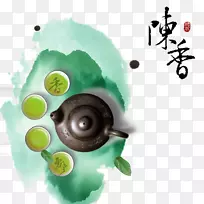 茶树春海报-中式茶