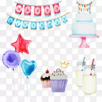 生日蛋糕-彩绘蛋糕