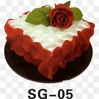 糖蛋糕巧克力蛋糕水果蛋糕红色天鹅绒蛋糕包装袋-创意水果蛋糕