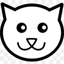 猫脸剪贴画-猫脸剪贴画
