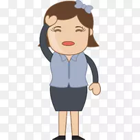卡通片艺术-麻烦的人