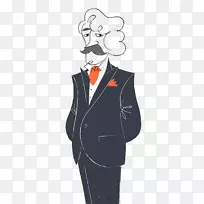 男人卡通-成熟的男人