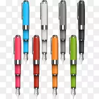圆珠笔文具钢笔材料文具彩色钢笔教育