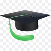 正方形学术帽毕业典礼学术服装剪贴画-毕业图片