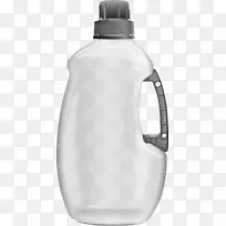 水瓶塑料瓶包装和标签.白色瓶子包装设计