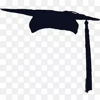 方形学术帽毕业典礼剪贴画-毕业帽PNG