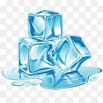冰块-免费剪贴画-冰和融水