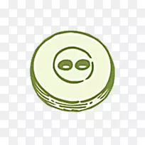 按钮设计师笑脸手绘按钮