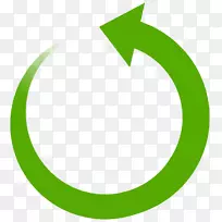 绿色箭头可伸缩图形剪辑艺术曲线箭头