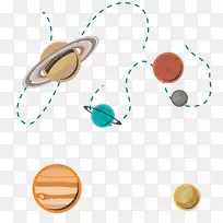 太阳系行星计算机图标-地球太阳系